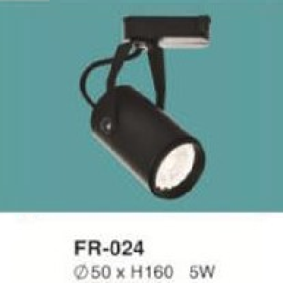 FR-024: Đèn rọi ray LED 5W - KT: Ø50mm x H160mm - Ánh sáng trắng/vàng
