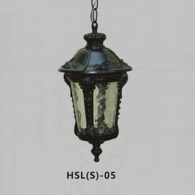 TCT - HSL (S) - 05: đèn thả vòm ban cong - KT: Ø200mm - Đèn chân E27 x 1 bóng