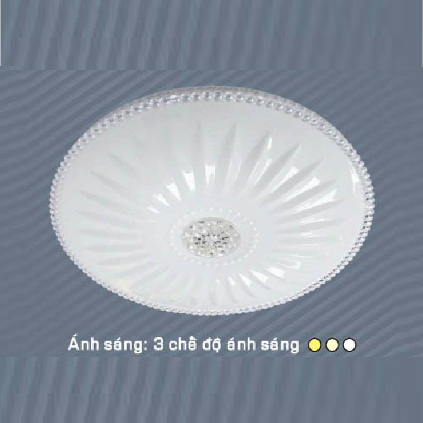 AFC 059: Đèn ốp trần 22W - KT: Ø400mm x H70mm - Ánh sáng đổi 3 màu trắng/vàng/trung tính