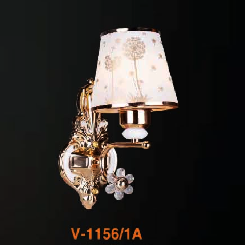 VE - V - 1156/1A:  Đèn gắn tường đơn - KT: L120mm x H330mm - Bóng đèn E27 x 1