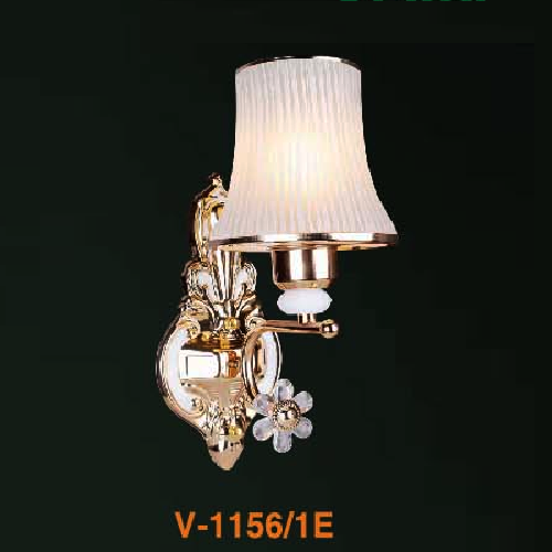 VE - V - 1156/1E:  Đèn gắn tường đơn - KT: L120mm x H330mm - Bóng đèn E27 x 1