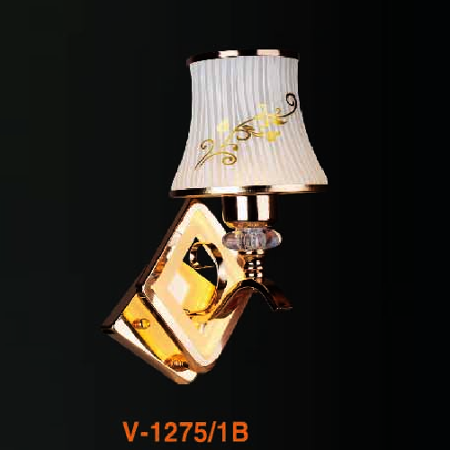 VE - V - 1275/1B: Đèn gắn tường đơn - KT: L120mm x H300mm - Đèn LED + Bóng đèn E27 x 1