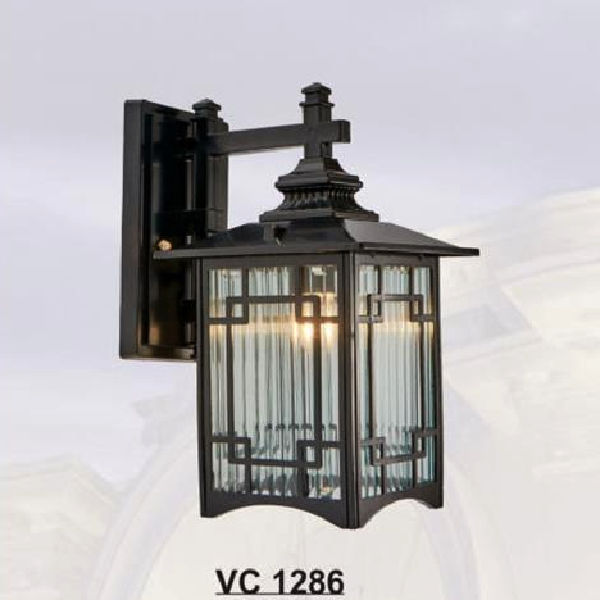 SN - VC 1286: Đèn gắn tường ngoài trời - KT: Ø230mm x H330mm - Bóng đèn E27 x 1
