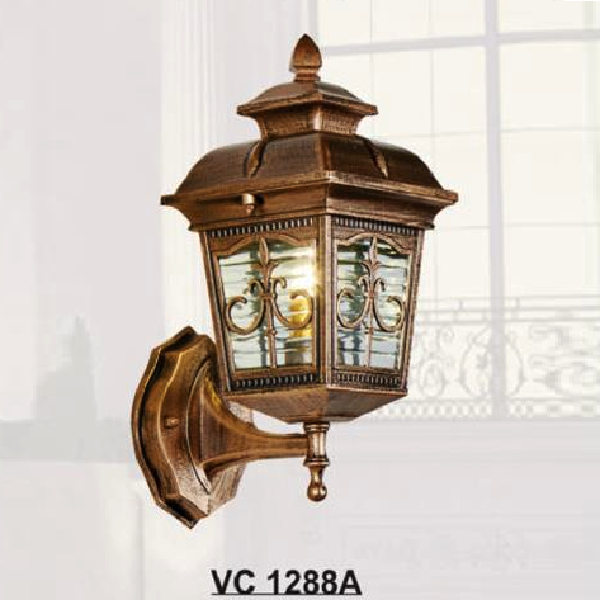 SN - VC 1288A: Đèn gắn tường ngoài trời - KT: Ø140mm x H350mm - Bóng đèn E27 x 1