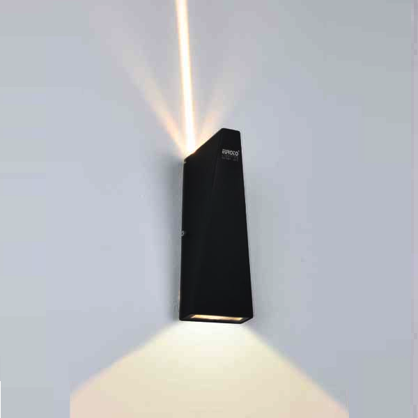 EU - CN - 138: Đèn gắn tường LED - KT: L74mm x W74mm x H146mm - Đèn LED COB Cree 3W x 2 ánh sáng vàng