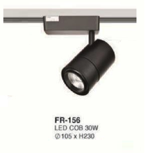 FR-156: Đèn rọi ray LED COB 30W, 1 chế độ ánh sáng (trắng/vàng)