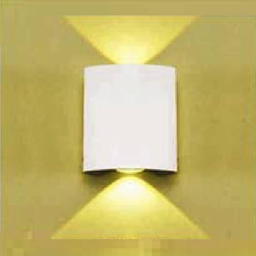 EU - CN - 181: Đèn gắn tường LED - KT: L80mm x W40mm x H70mm - Đèn LED 2 x 1W ánh sáng vàng