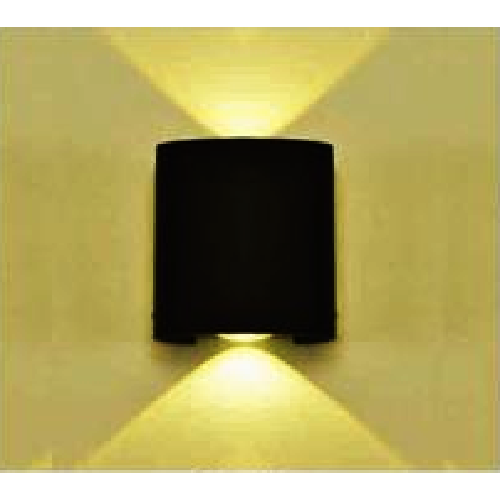 EU - CN - 185: Đèn gắn tường LED - KT: L80mm x W40mm x H70mm - Đèn LED 2 x 1W ánh sáng vàng