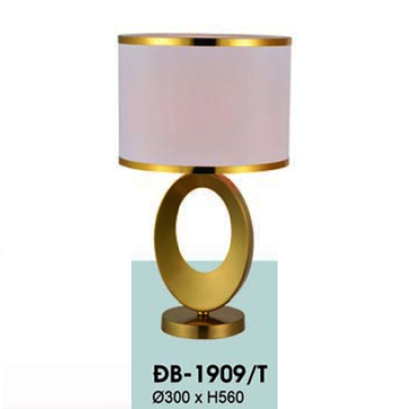 HF - ĐB -1909/T: Đèn bàn/đèn đầu giường - KT: Ø300mm x H560mm - Bóng đèn E27 x 1 bóng