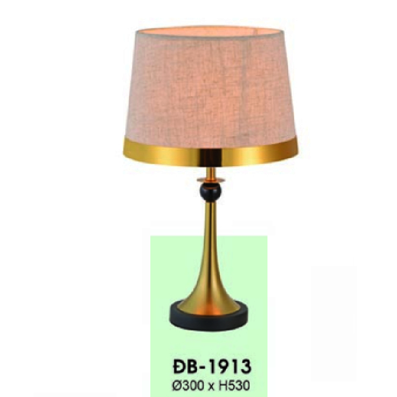 HF - ĐB - 1913: Đèn bàn/đèn đầu giường - KT: Ø300mm x H530mm - Bóng đèn E27 x 1 bóng