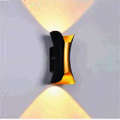 EU - CN - 201: Đèn gắn tường LED - KT: Ø70mm x H130mm - Đèn LED COB 3W x 2 ánh sáng vàng