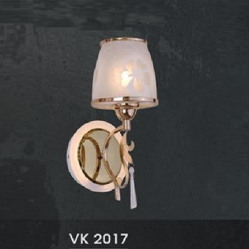 HF - VK 2017: Đèn gắn tường đơn, đế đèn LED -  Bóng đèn E27 x 1 + LED