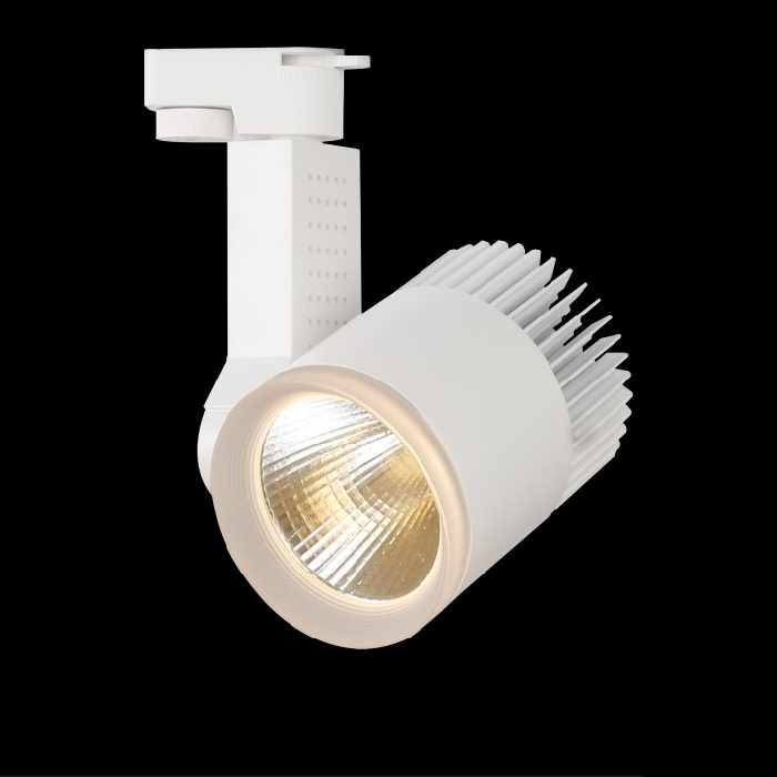 FR-202: Đèn rọi ray LED COB 7W - KT: Ø50mm x75mm x H125mm - Ánh sáng trắng/vàng