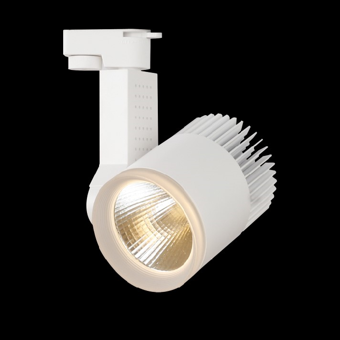 FR-204: Đèn rọi ray LED COB 20W - KT: Ø85mm x 125mm x H175mm - Ánh sáng trắng/vàng