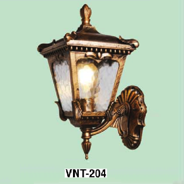 VE - VNT - 204: Đèn gắn tường ngoài trời - KT: L180mm x H370mm - Bóng đèn E27 x 1