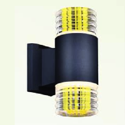 AN - NT - 2360/2: Đèn gắn tường ngoài trời - KT: Ø90mm x H210mm - Đèn LED ánh sáng vàng 3500K