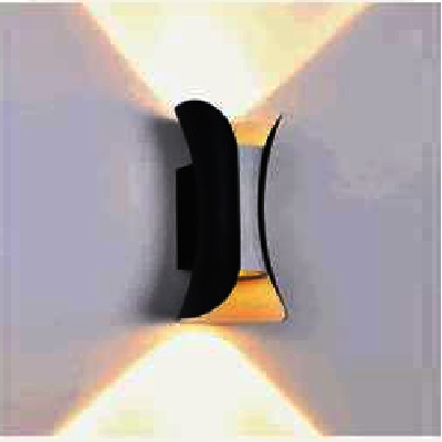EU - CN - 241: Đèn gắn tường LED - KT: Ø70mm x H130mm - Đèn LED COB 3W x 2 ánh sáng vàng