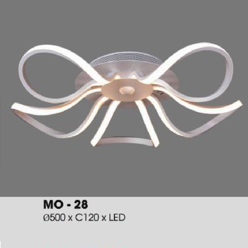 MO -28: Đèn áp trần LED - KT: Ø500mm x H120mm - Đèn LED