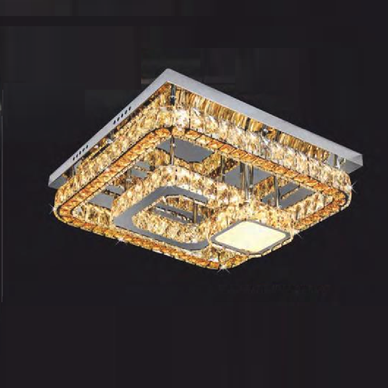 NC 281: Đèn áp trần LED Phale  vuông - KT: L500mm x W500mm x H200mm - Đèn LED đổi 3 màu