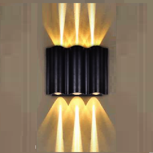 EU - CN - 299: Đèn gắn tường LED - KT: L208mm x W65mm x H162mm - Đèn LED COB (chip Cree  USA) 3W x 6 ánh sáng vàng