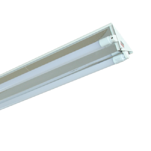 DDK209: Đèn công nghiệp máng chữ V 2 bóng tuýp LED 9W - KT: L610mm x W150 x H70mm - 1 chế độ ánh sáng ( trắng/vàng)