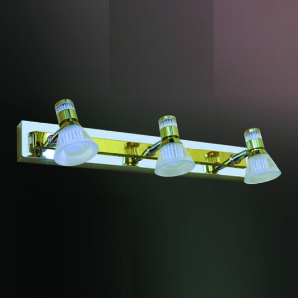 HF - SG - 3179/3: Đèn rọi gương/tranh 3 bóng - KT: L450mm x W60mm x H150mm - Đèn LED 7W x 3 ánh sáng đổi 3 màu