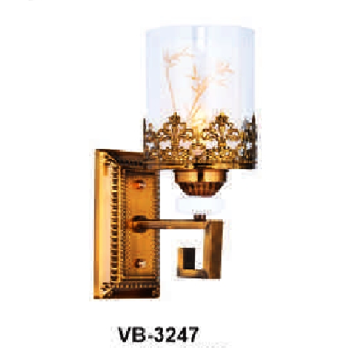 AN - VB - 3247: Đèn gắn tường đơn - KT: L180mm x H300mm - Bóng đèn E27 x 1