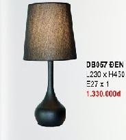 355 - DB - 057 Đen:  Đèn bàn,  KT: Ø230mm*H450mm - Bóng đèn E27*1 bóng
