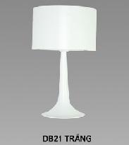 355 - DB - 21Trắng:  Đèn bàn,  KT: Ø250mm*H450mm - Bóng đèn E27*1 bóng