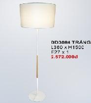 355- DB 3084/ trắng: Đèn bàn, KT: L220*H450 - Đèn E27*1 bóng 