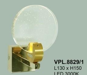 355-VPL.8829/1 - KT: L130*H150mm - Đèn LED  ÁS vàng 