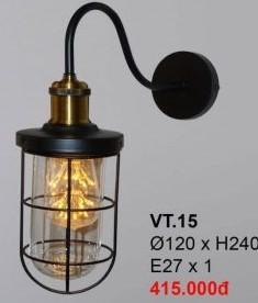 355-VT.15 - KT : Ø120*H240mm - Đèn E27*1 bóng