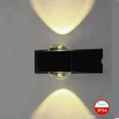 EU - CN - 363: Đèn gắn tường LED - KT: L146mm x W75mm x H90mm - Đèn LED 5W x 2 ánh sáng vàng