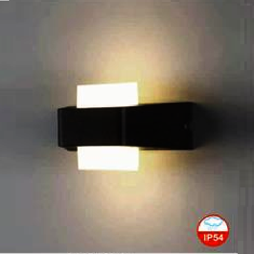EU - CN - 364: Đèn gắn tường LED - KT: L146mm x W90mm x H93mm - Đèn LED 5W x 2 ánh sáng vàng