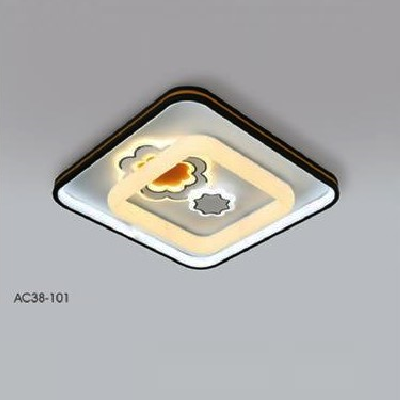 AC 38 - 101: Đèn áp trần LED - KT: L500mm x W500mm - Đèn LED 200W ánh sáng đổi 3 màu
