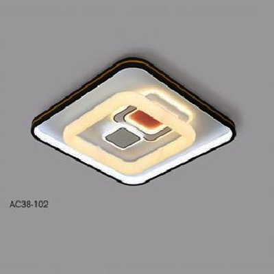 AC 38 - 102: Đèn áp trần LED - KT: L500mm x W500mm - Đèn LED 200W ánh sáng đổi 3 màu
