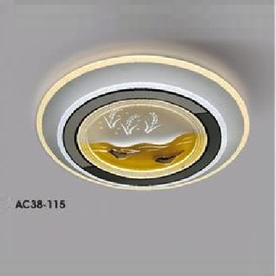 AC 38 - 115: Đèn áp trần LED - KT: Ø500mm - Đèn LED 200W ánh sáng đổi 3 màu