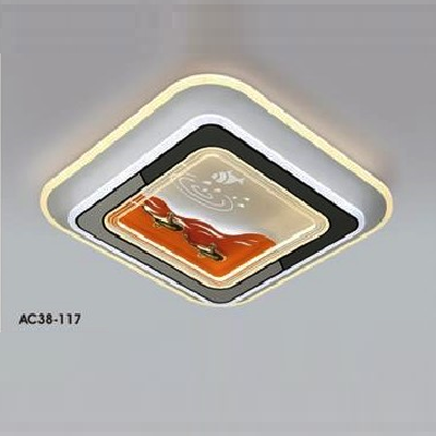 AC 38 - 117: Đèn áp trần LED - KT: L500mm x W500mm - Đèn LED 200W ánh sáng đổi 3 màu