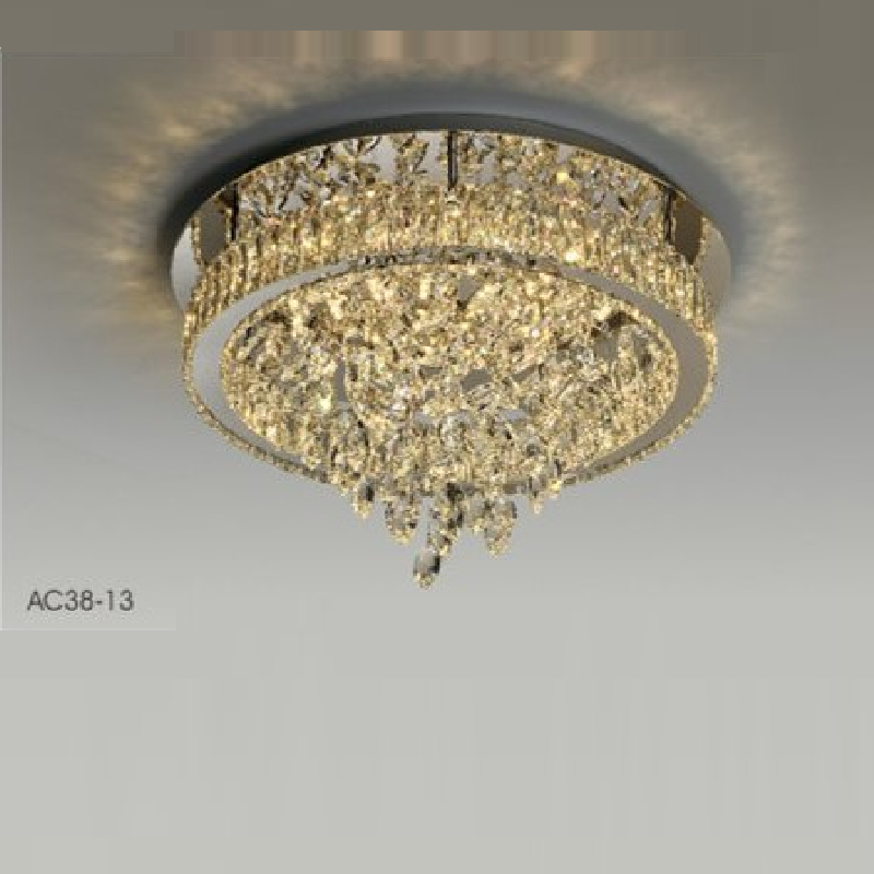 AC 38 - 13: Đèn áp trần phale - KT: Ø600mm - Đèn LED 134W ánh sáng đổi 3 màu