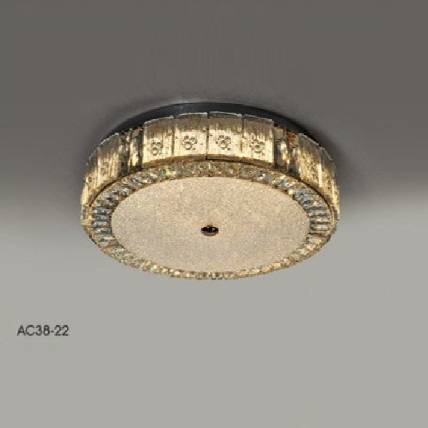 AC 38 - 22: Đèn áp trần phale - KT: Ø600mm - Đèn LED 60W ánh sáng đổi 3 màu