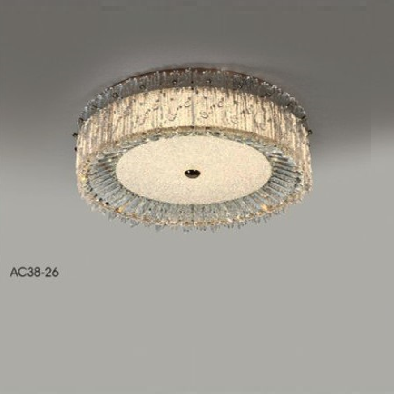 AC 38 - 26: Đèn áp trần phale - KT: Ø500mm - Đèn LED 60W ánh sáng đổi 3 màu