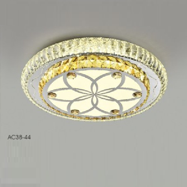 AC 38 - 44: Đèn áp trần phale - KT: Ø500mm - Đèn LED 96W ánh sáng đổi 3 màu