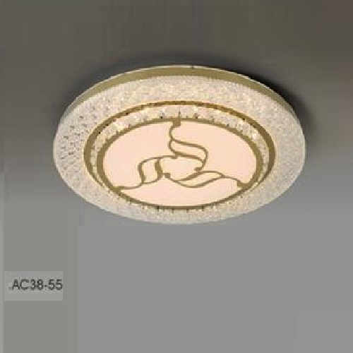 AC 38 - 55: Đèn áp trần  LED  - KT: Ø500mm - Đèn LED 96W ánh sáng đổi 3 màu