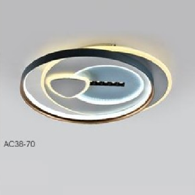 AC 38 - 70: Đèn áp trần LED - KT: Ø500mm - Đèn LED 200W ánh sáng đổi 3 màu