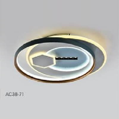 AC 38 - 71: Đèn áp trần LED - KT: Ø500mm - Đèn LED 200W ánh sáng đổi 3 màu