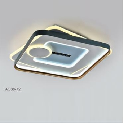 AC 38 - 72: Đèn áp trần LED - KT: L500mm x W500mm - Đèn LED 200W ánh sáng đổi 3 màu