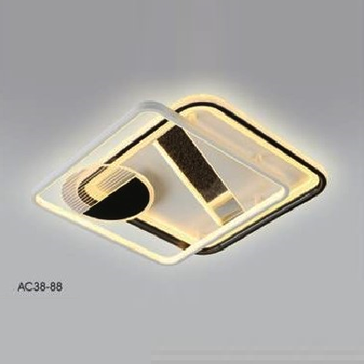 AC 38 - 88: Đèn áp trần LED - KT: L500mm x W500mm - Đèn LED 210W ánh sáng đổi 3 màu