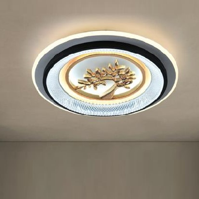 AC 38 - 91: Đèn áp trần LED đổi màu - KT: Ø500mm - Đèn LED 160W ánh sáng đổi 3 màu