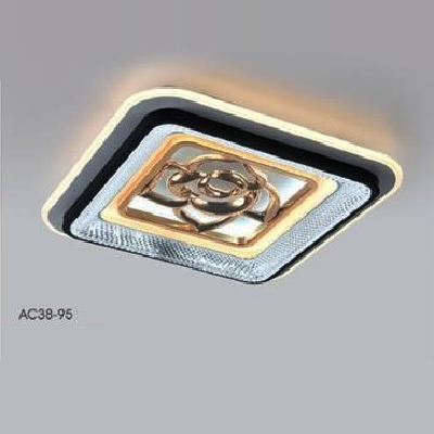 AC 38 - 95:  Đèn áp trần LED - KT: L500mm x W500mm - Đèn LED 200W ánh sáng đổi 3 màu