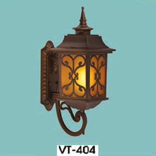 HF - VT - 404: Đèn gắn tường ngoài trời - KT: L185mm x W270mm x H495mm - Bóng đèn E27 x 1